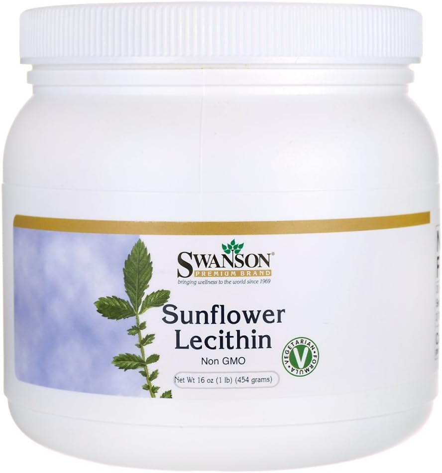 Non-GMO Sunflower Lecithin Powder 16 Ounce R384481