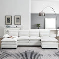 Gray Velvet U Shape Sectional Sofa with 4 Waist Pillows X431162