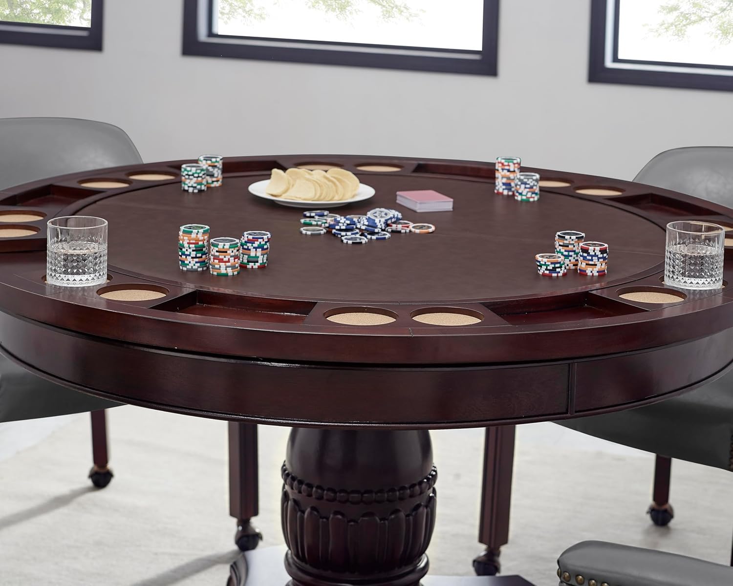 5 Piece Dining Table Set with 4 Captain's Chairs X6806