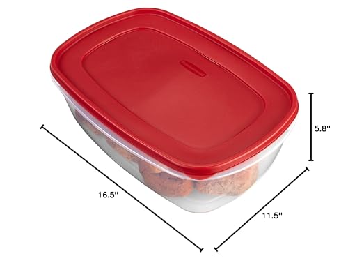 Set of 2 Food Storage Containers, Racer Red S3499