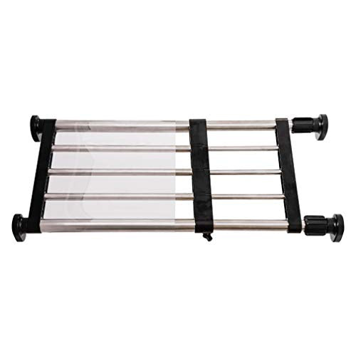 Black Adjustable Metal Shelf Rod V897