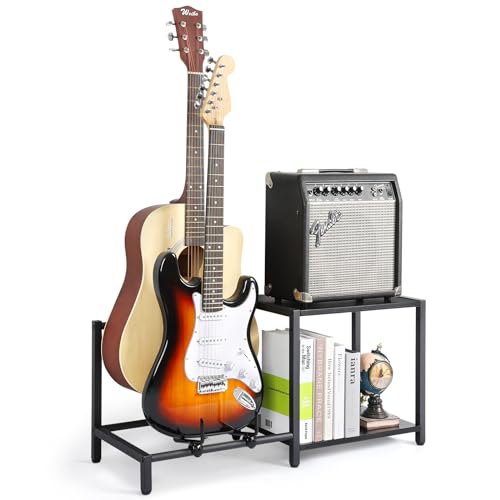 3-Piece Floor Guitar Rack with Amp Support K627022