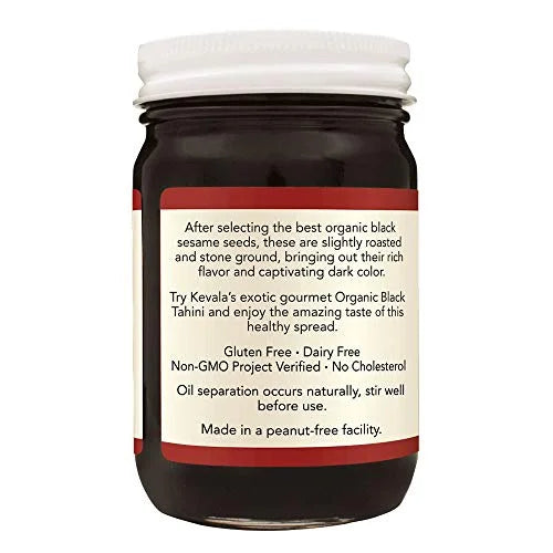 Organic Black Sesame Tahini 12oz (3 Pack) J179