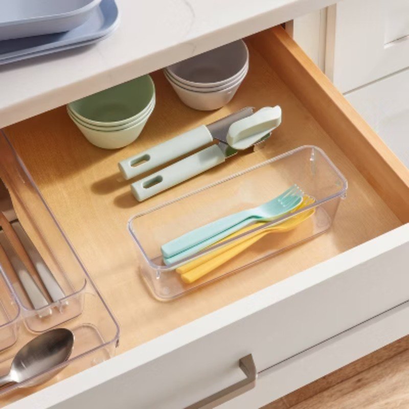 Clear PETG Drawer Flatware Organizer C3525