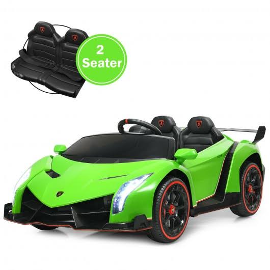 Green 12V 2-Seater Licensed Lamborghini Kids Ride on Car with RC Q303920