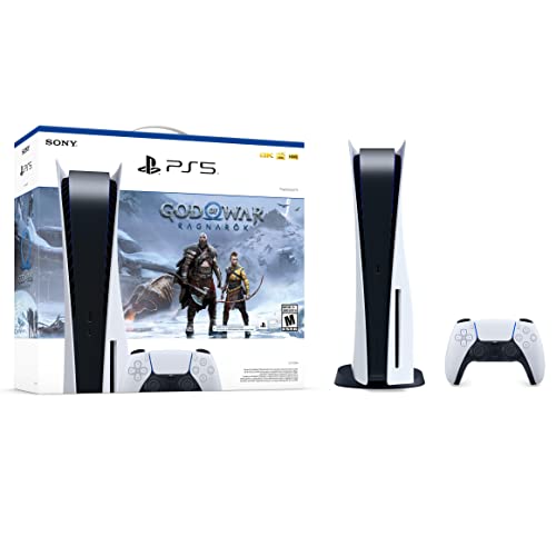 Playstation 5 Disc Version Gaming Console Bundle - 16GB GDDR6 Memory, 825GB SSD, 4K Blu-ray Player Y487883
