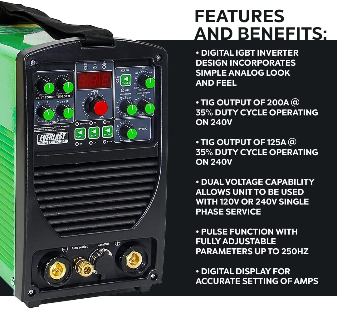 DC STICK TIG Welder 110v/220v Dual Voltage B94144