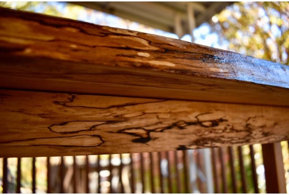 Spalted Live Edge Wood Desk B377