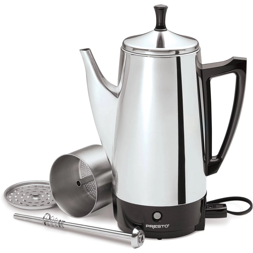 12 Cup Stainless Steel Coffee Percolator W360
