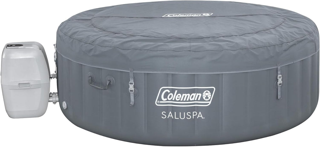 4 to 6 Person Inflatable Hot Tub with 140 AirJets and Insulated Cover L751031