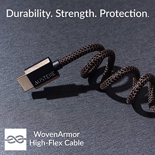 85 Inch QLED 4K Smart TV with 2.5m Premium Braided 8K HDMI Cable D423