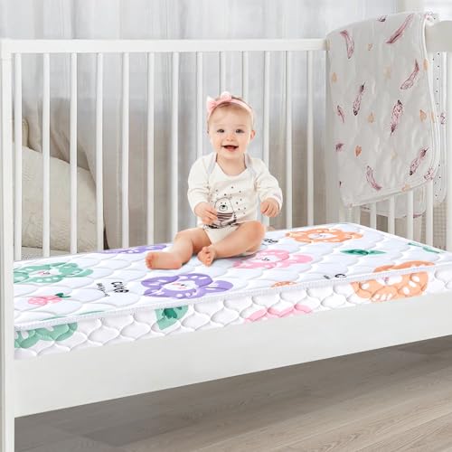 Dual-Sided Baby Crib Mattress and Toddler Mattress 52" x 27.6" x 5" J977894