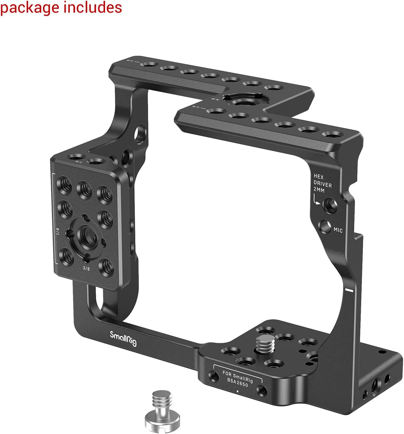 Full Cage with NATO Rail and Threaded Holes S3010