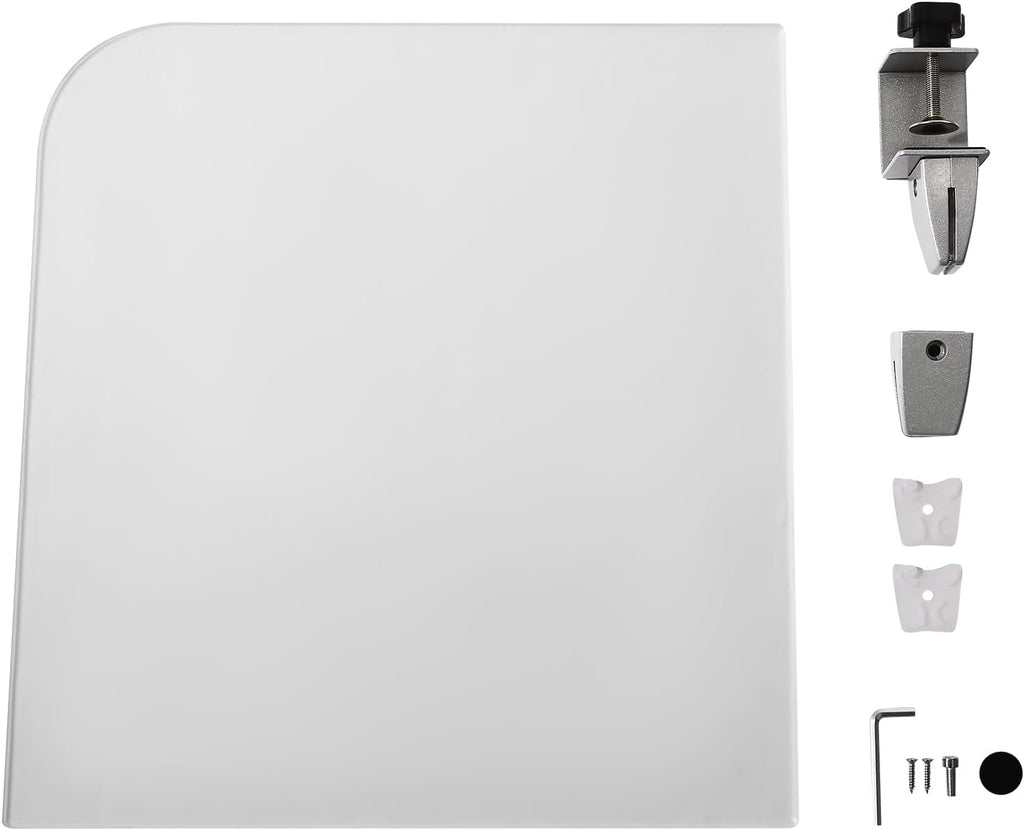 Frosted Acrylic Desk Privacy Panels, 17'' W x 18'' H R9673
