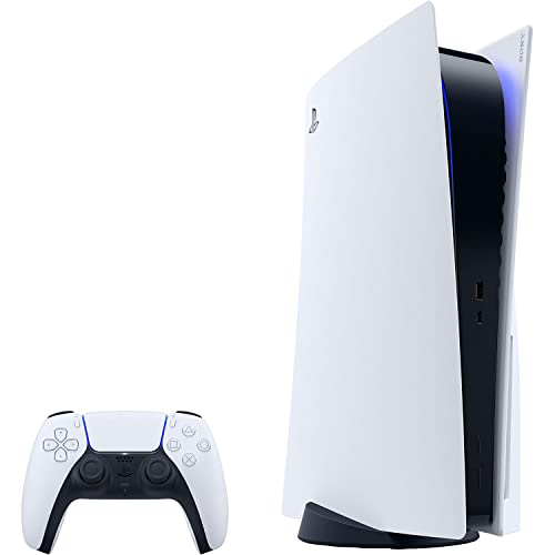 Playstation 5 Disc Version Gaming Console Bundle - 16GB GDDR6 Memory, 825GB SSD, 4K Blu-ray Player Y487883