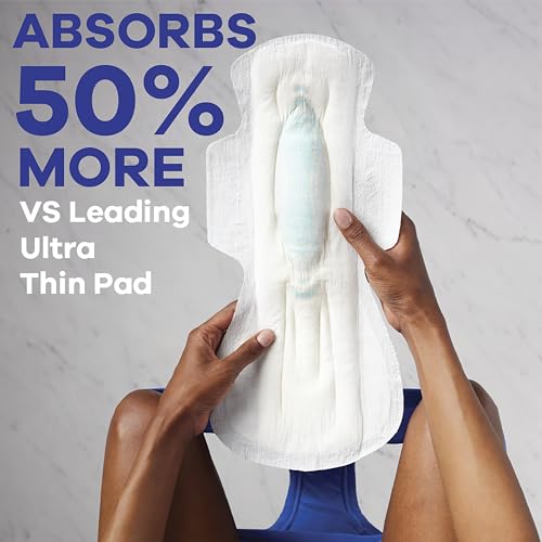 20 Count Heavy Overnight Maxi Pads with Wings B2495
