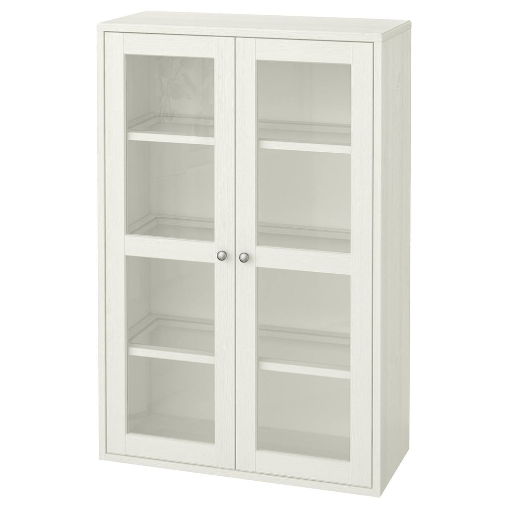 White Glass-Door Cabinet X265242