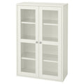 White Glass-Door Cabinet X265242