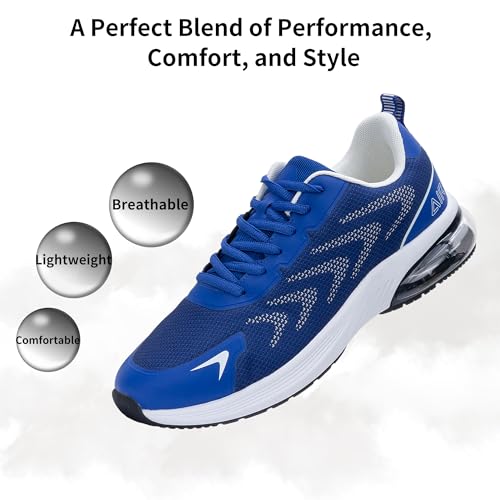 Men's Air Running Shoes Athletic Tennis Shoes Lightweight Sport Workout Shoes Walking Gym Jogging Sneakers Y8146