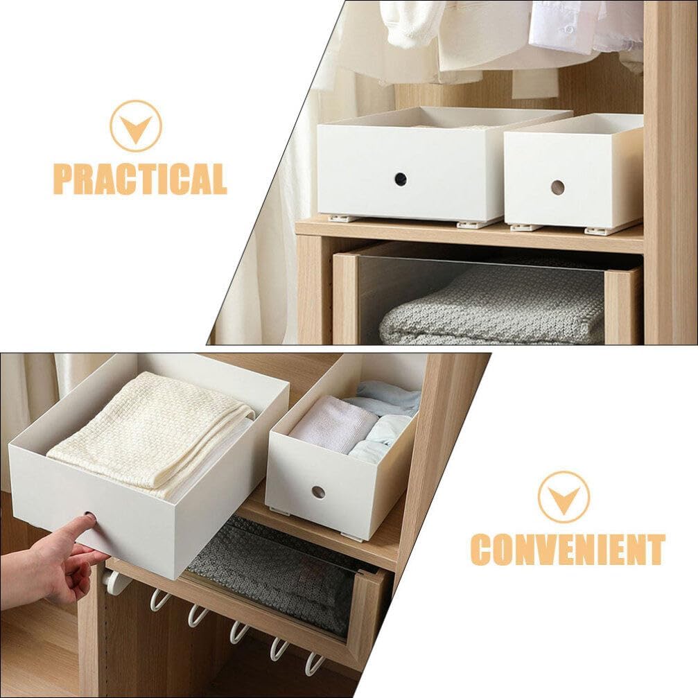 4Pcs Screw-On Plastic Drawer Slides P80730