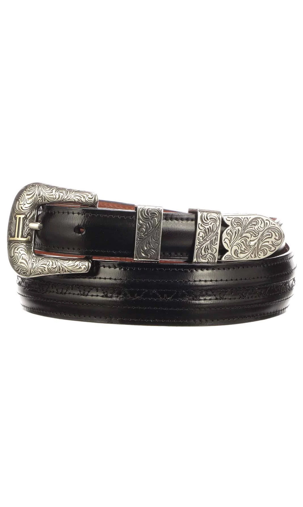 Black Tapered Goat Belt R511