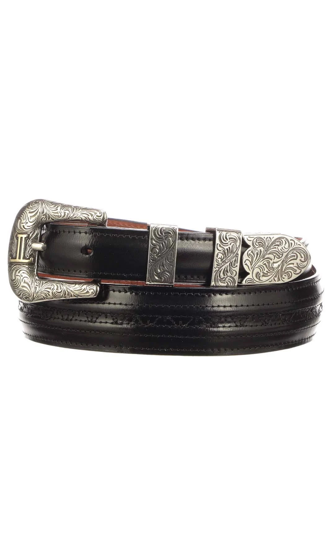 Black Tapered Goat Belt R511