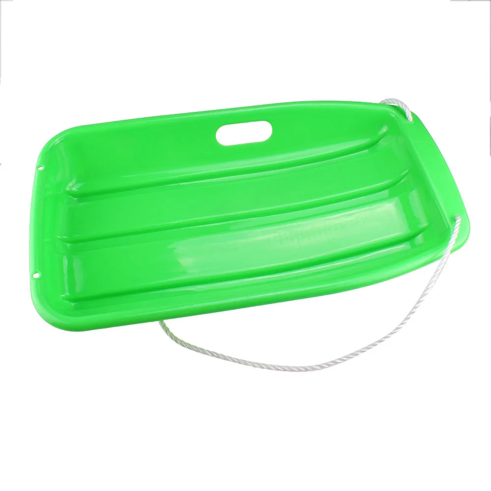Green Plastic Snow Sled, 25.6*14.2*4.3 inch F212140