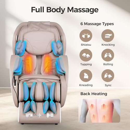 3D Full Body Shiatsu Massage Chair with Heating P40287