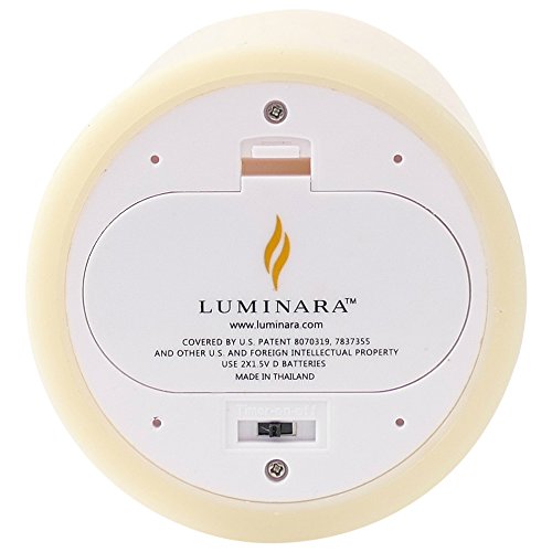 Flameless Candles Set of 3, Ivory, Real Wax R409