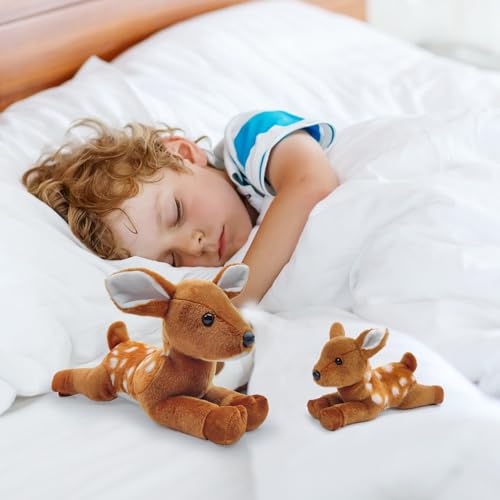 8 inch Realistic Plush Deer Stuffed Animal V705