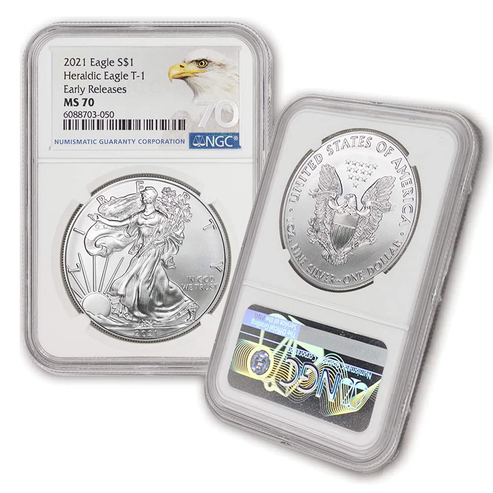 1 oz American Silver Eagle Coin MS-70 P288