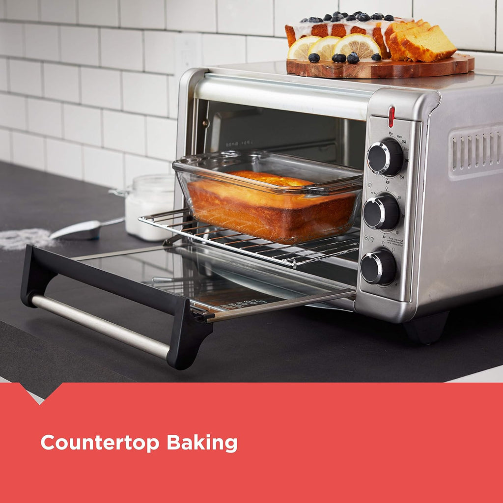 6-Slice Air Fry Toaster Oven, Stainless Steel Y953
