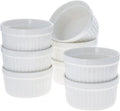 White 4Oz Porcelain Dessert Cups Set N57793