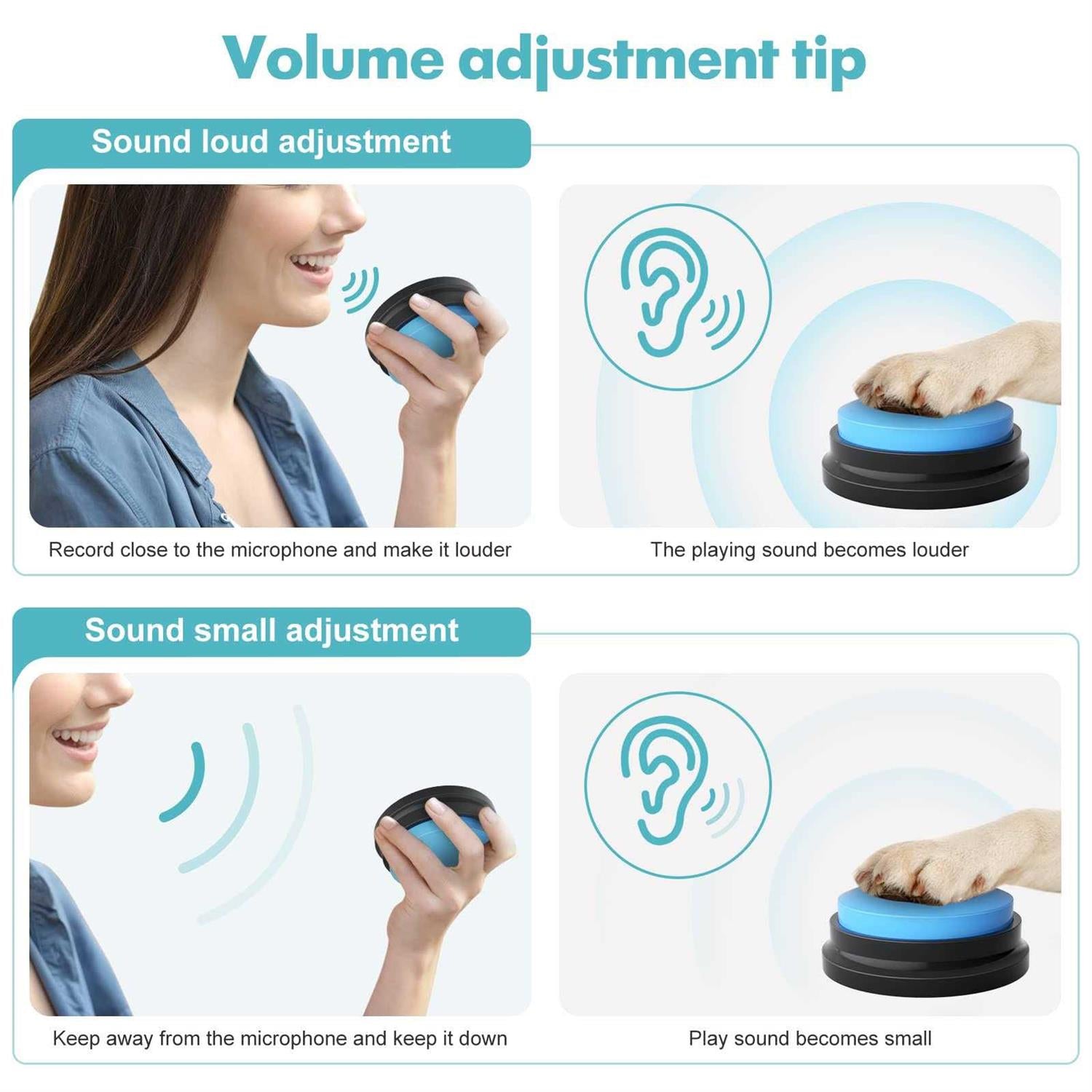 Dog Buttons for Communication Starter Pack U43624