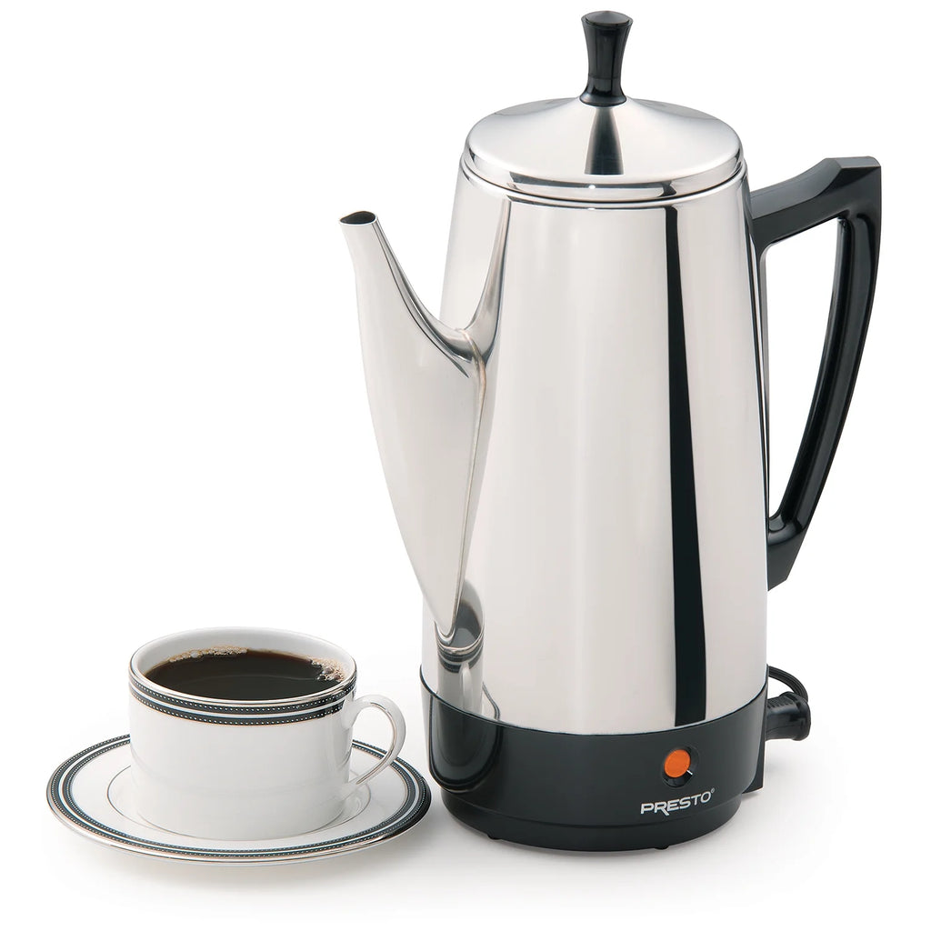 12 Cup Stainless Steel Coffee Percolator W360