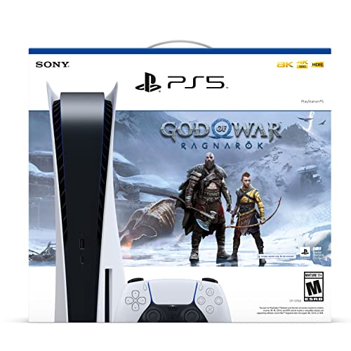 Playstation 5 Disc Version Gaming Console Bundle - 16GB GDDR6 Memory, 825GB SSD, 4K Blu-ray Player Y487883