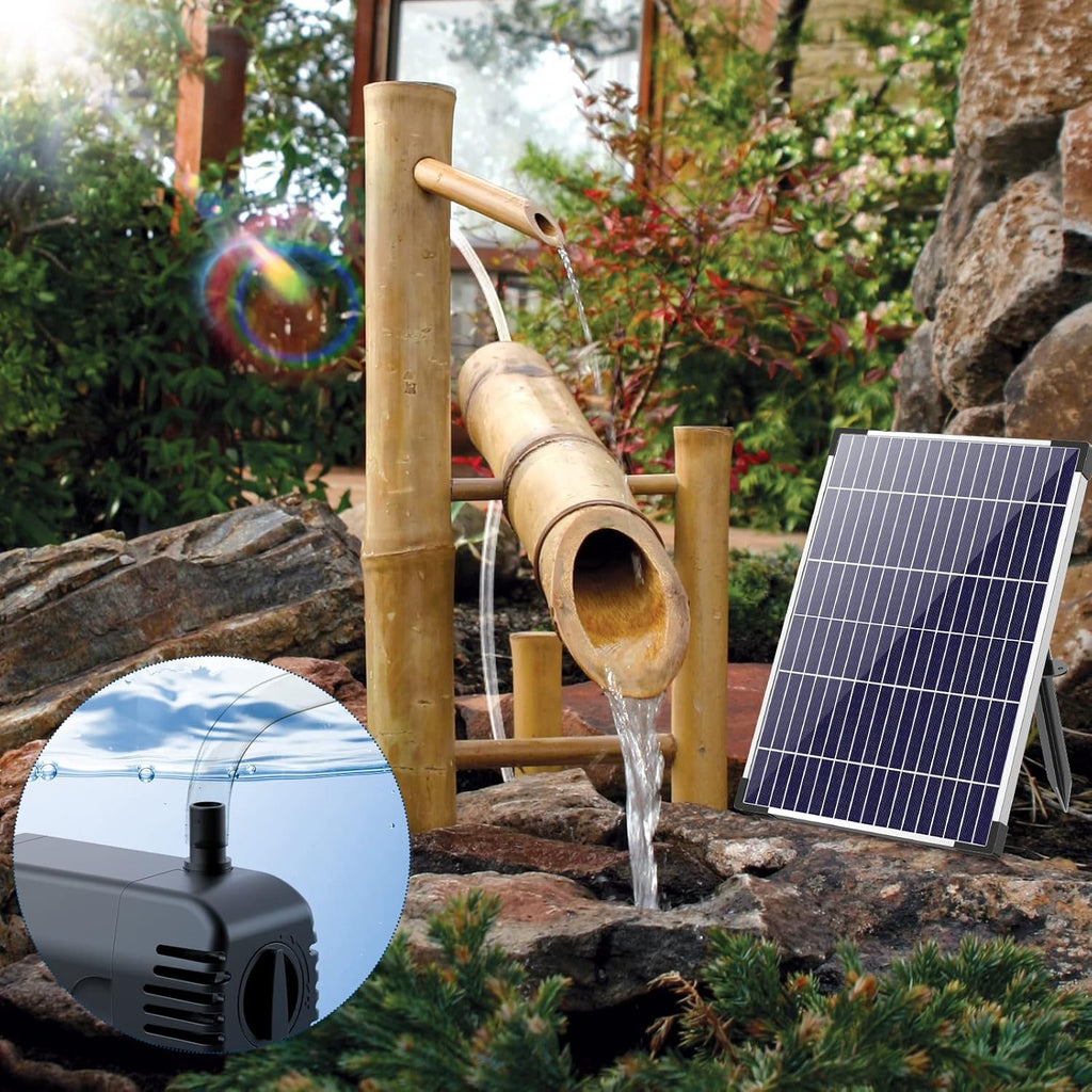 12 Watt Solar Fountain Pump Kit with PVC Tubing S6458
