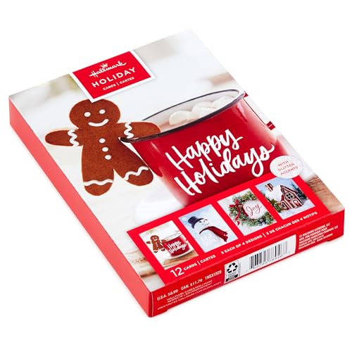 40 Cards and Envelopes Boxed Christmas Cards E670