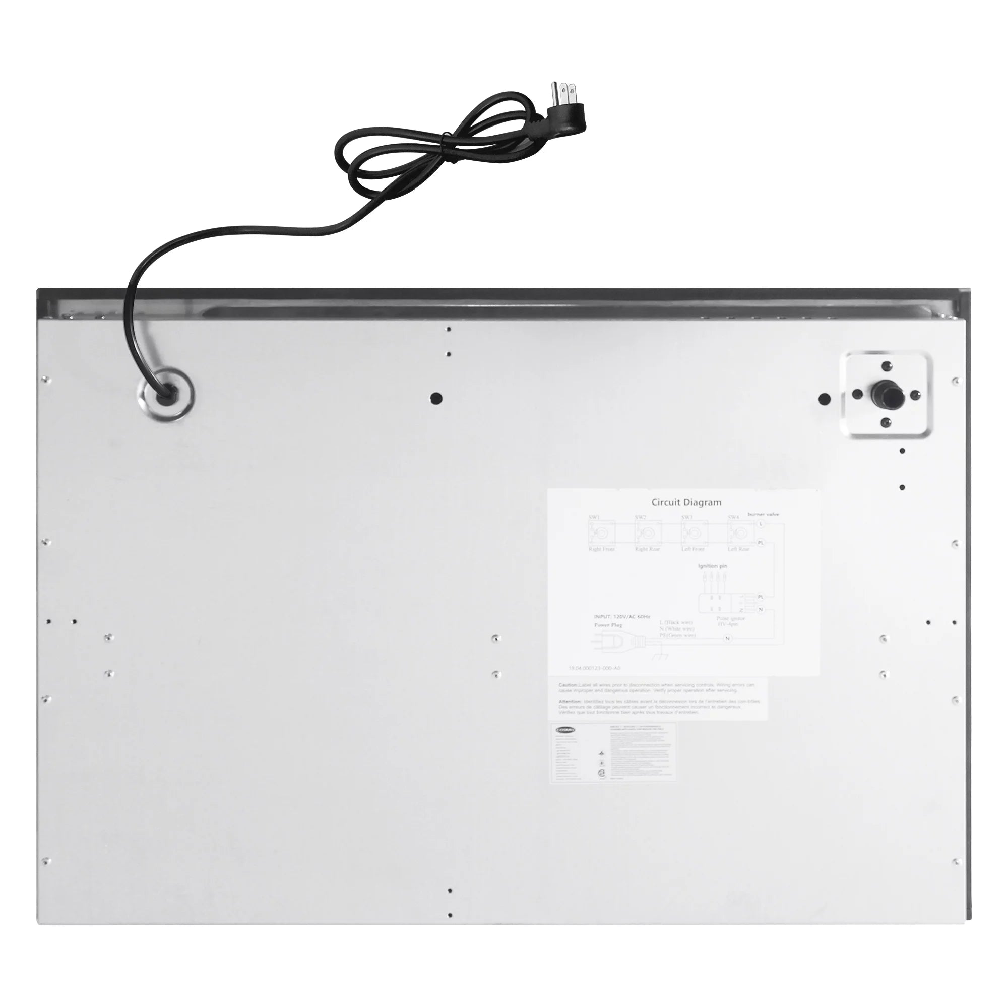 4 Sealed Burners Stainless Steel Gas Cooktop Z6099