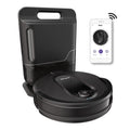 Black Robot Vacuum Cleaner with Self Empty Charger Base D123