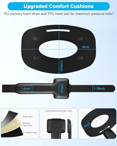 White Button VR Head Strap N466