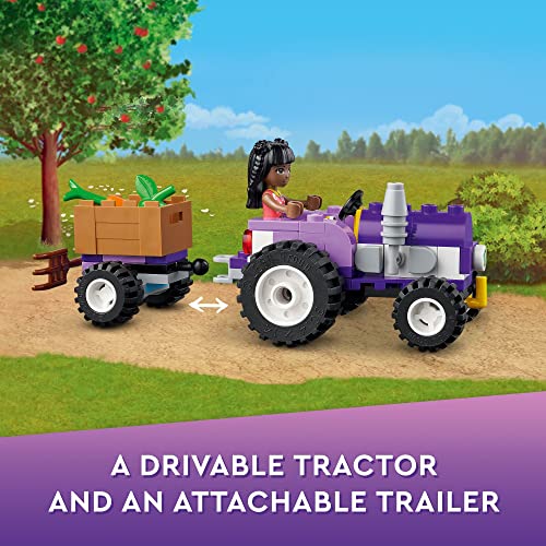 Organic Farm House Set with Toy Horse, Stable, Tractor and Trailer plus Animal Figures S485