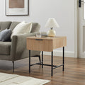 18.5" Reeded 1-Drawer Side Table J111