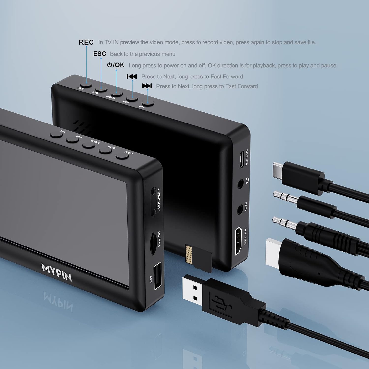 4.3" Analog Video to Digital Converter D903491