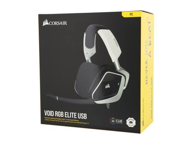 White USB Gaming Headset with 7.1 Surround Sound X5809