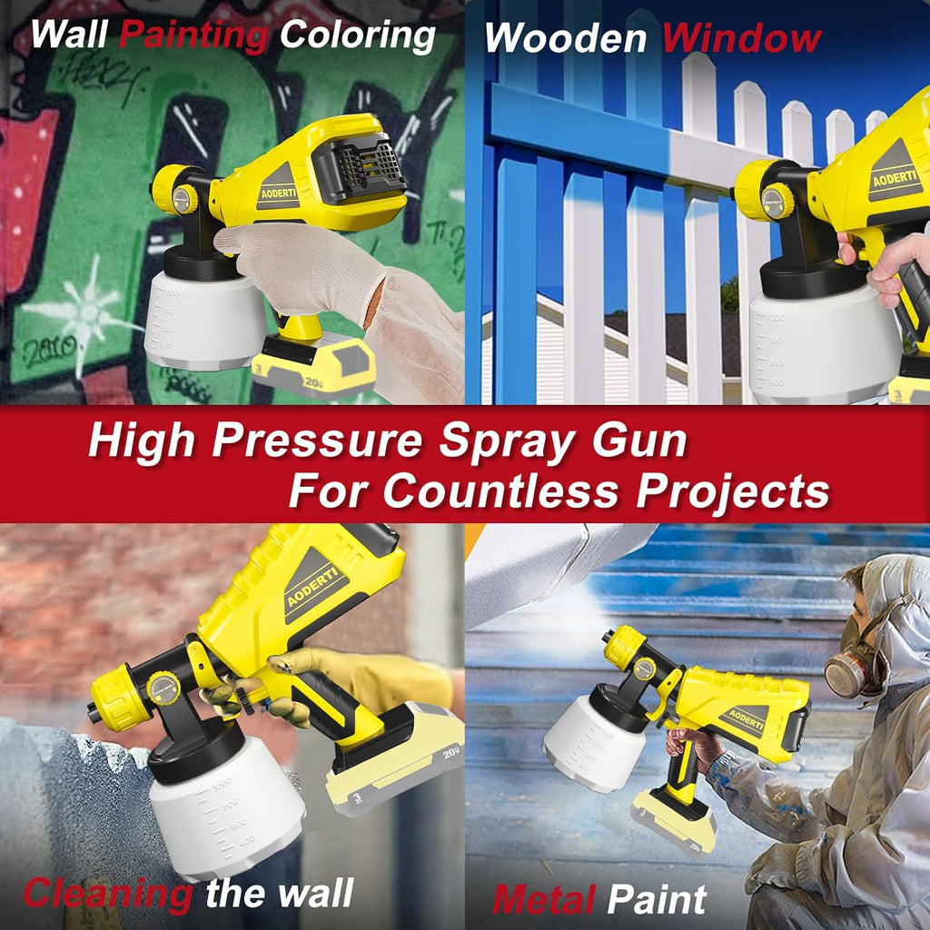 Cordless HVLP Electric Paint Sprayer for 20V Max Battery I14813