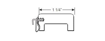 Light Wood Composite Adjustable Sill Cap A9247