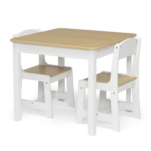 Grey 3 Piece Kids Wood Table and Chair Set D62815