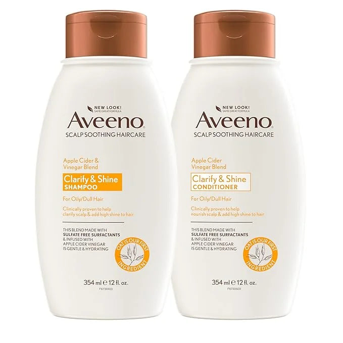 Apple Cider Vinegar Clarifying Shampoo and Conditioner Set, 12 fl oz R29672