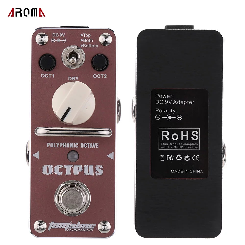 Octopus Polyphonic Octave Electric Guitar Effect Pedal M7042